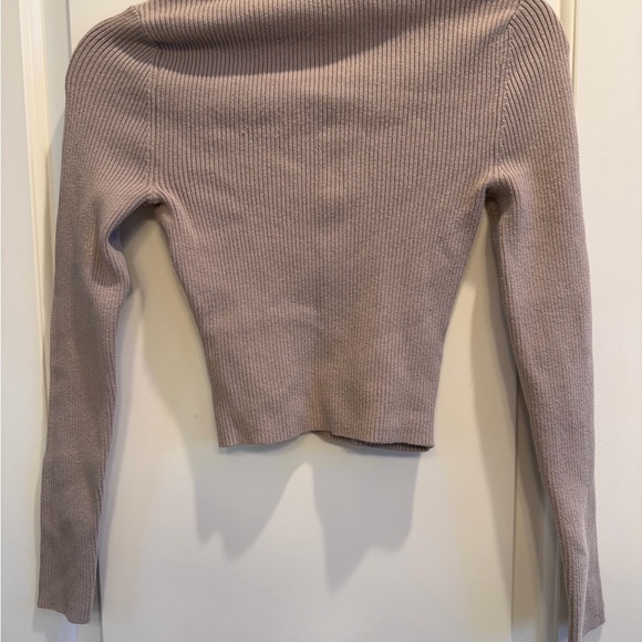 Abercrombie & Fitch Ribbed Knit Corset Style Sweater XS - Picture 4 of 4